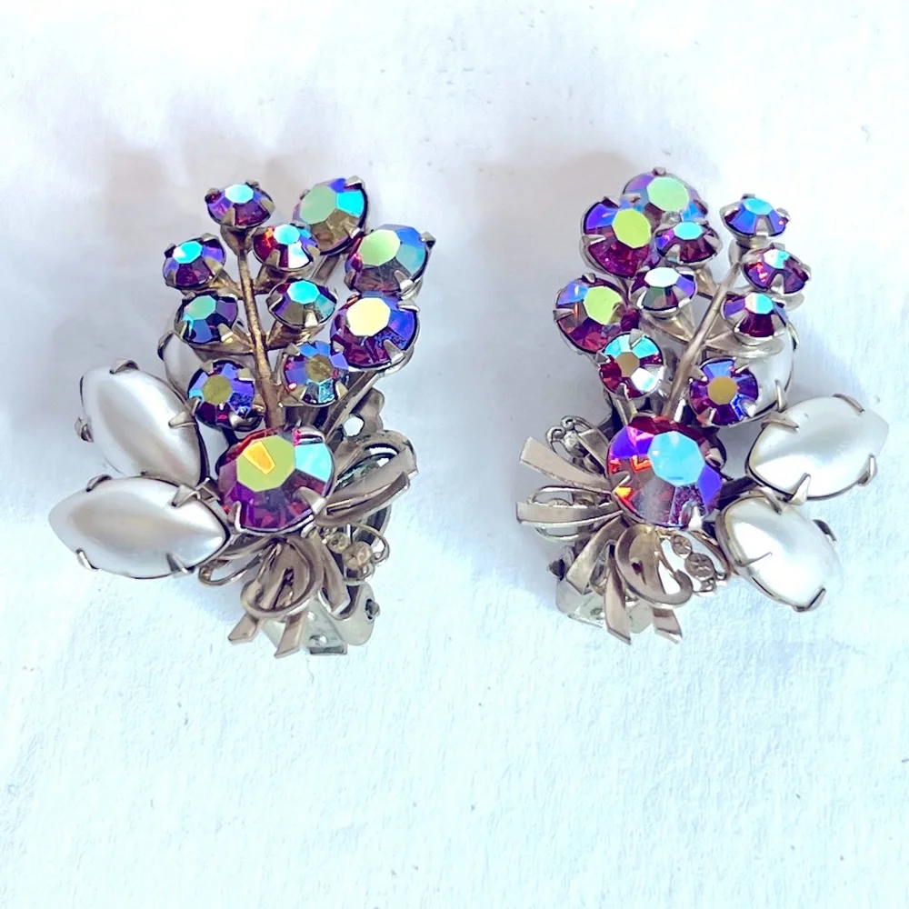 Vintage retro rhinestone
